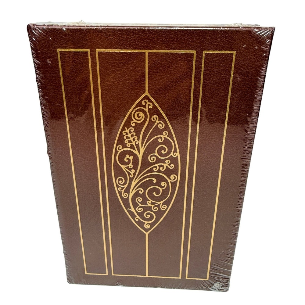 The Klondike Fever Pierre Berton Leather Bound Sealed Gold Gilt Book NEW